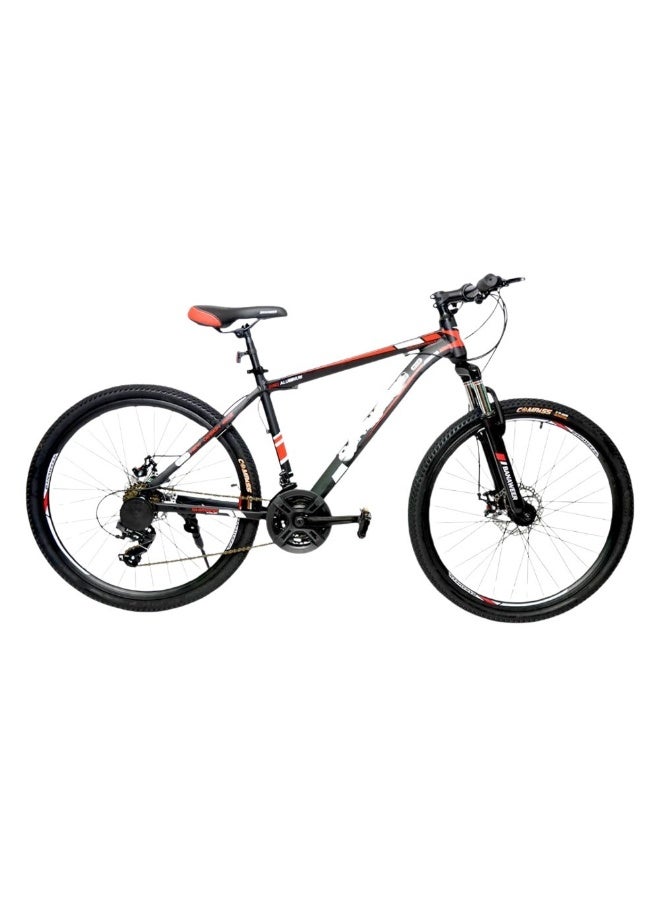 Star Kids 26-inch professional mountain bike – Lightweight and durable 6061 aluminum frame – 21-speed Shimano drivetrain – Front suspension – Powerful disc brakes – Suitable for rough and sandy terrain - Image 1